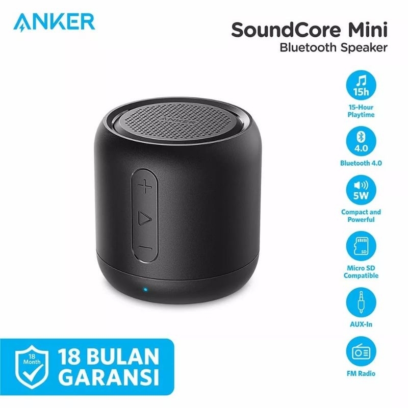 ANKER Soundcore Mini A3101 Speaker Portable ORIGINAL Garansi Resmi Anker Indonesia
