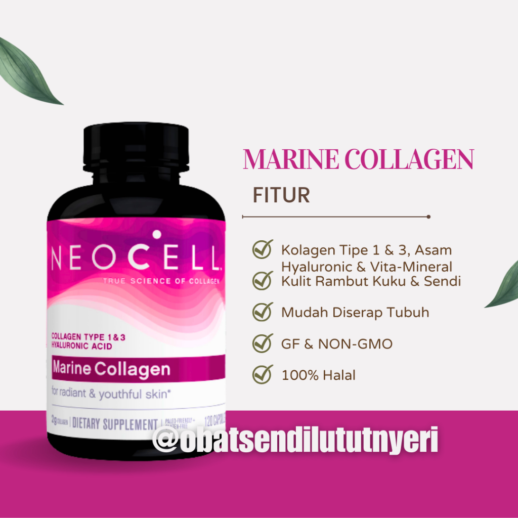 Cod Neocell Marine Collagen + Hyaluronic Acid 120 Tabs