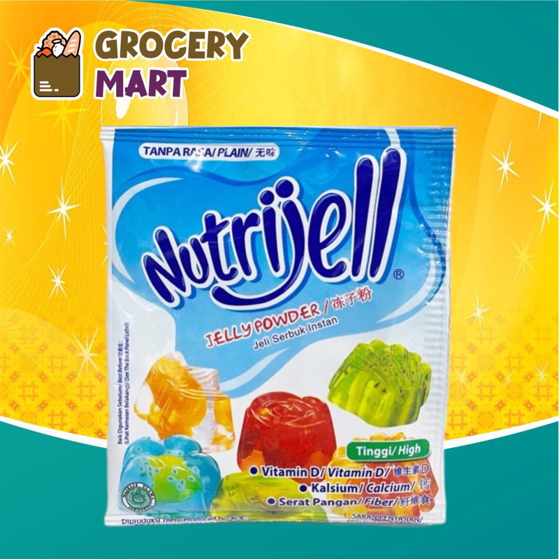 

Nutrijell Agar Agar PLAIN Tanpa Rasa 1pc / Jeli Serbuk Jelly Powder