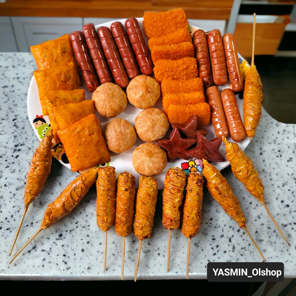 Replika makanan frozen food/dummy makanan frozen food / dekorasi etalase jualan / hiasan pajangan et