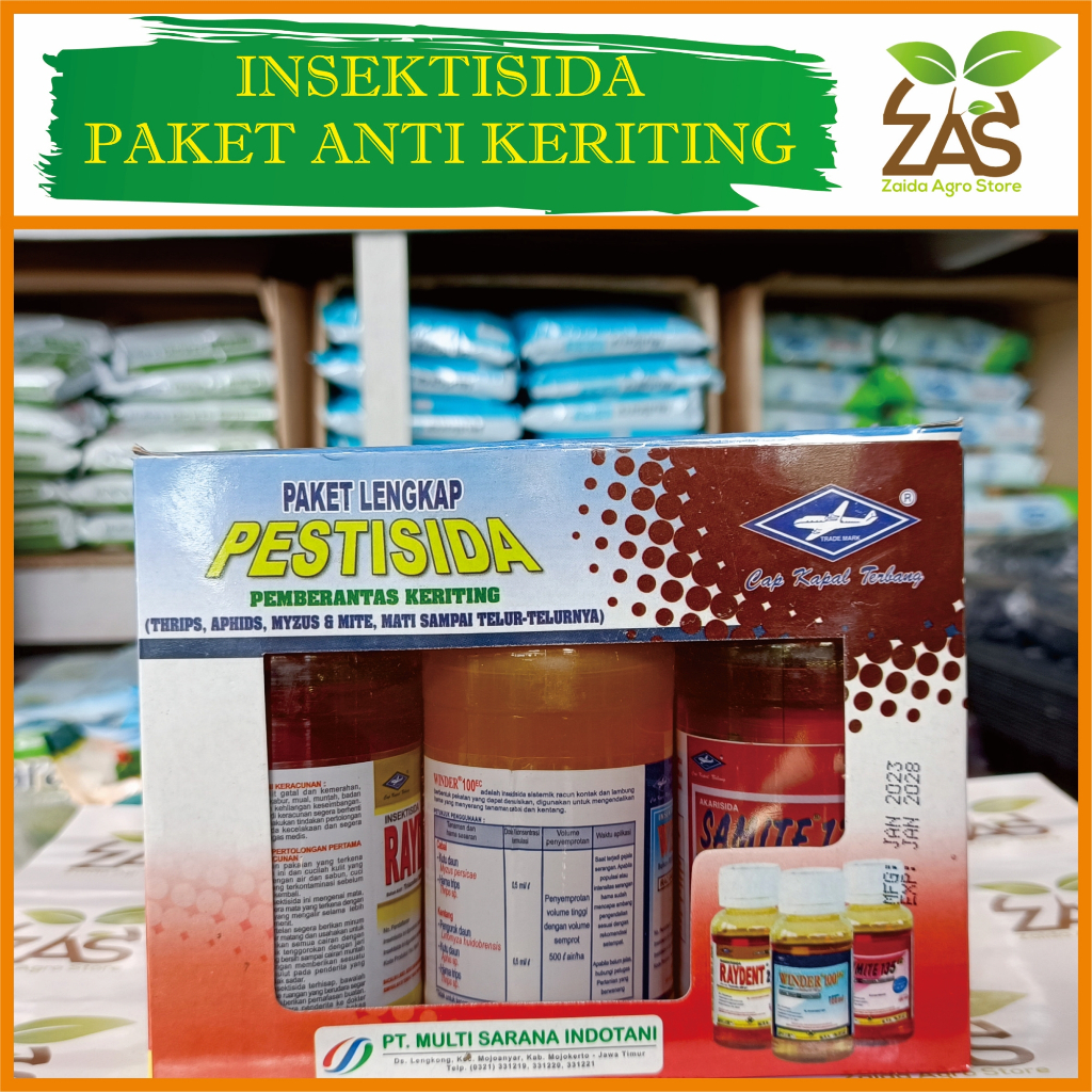 PAKET LENGKAP PESTISIDA PEMBERANTAS KERITING - PAKET ANTI KERITING CABE CABAI
