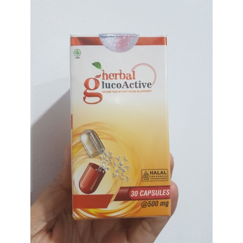 HERBAL GLUCO ACTIVE DIABETES SYMPTOMS SUPPORT