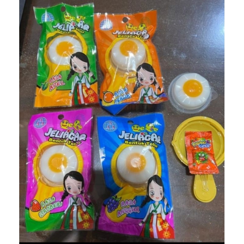 

10pc permen jely ager telur