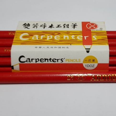 

ARROW Pensil Tukang SATUAN Kuat Kokoh Ukuran Besar No 25 Ketebalan 1mm Carpenters Pencil Bangunan Bahan Kayu Berkualitas Awet Pensil Kuli Good Quality Alat Tulis Tebal Art Prakarya Shopping Arena Malang