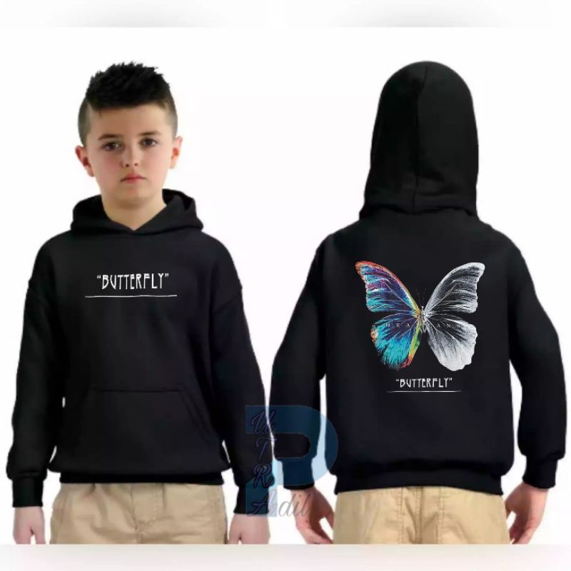 Hoodie Anak/Hoodie Dewasa/Jaket Anak/Jaket Dewasa/Sweater Anak/Sweater Dewasa/Hoodie Kupu kupu Butte