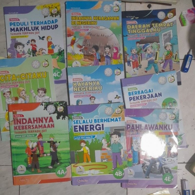 TEMATIK JSIT TEMA 4A 4B 4C 4D 4E 4F 4G 4H 4I KELAS 4 SDIT PUSTAKA MULIA