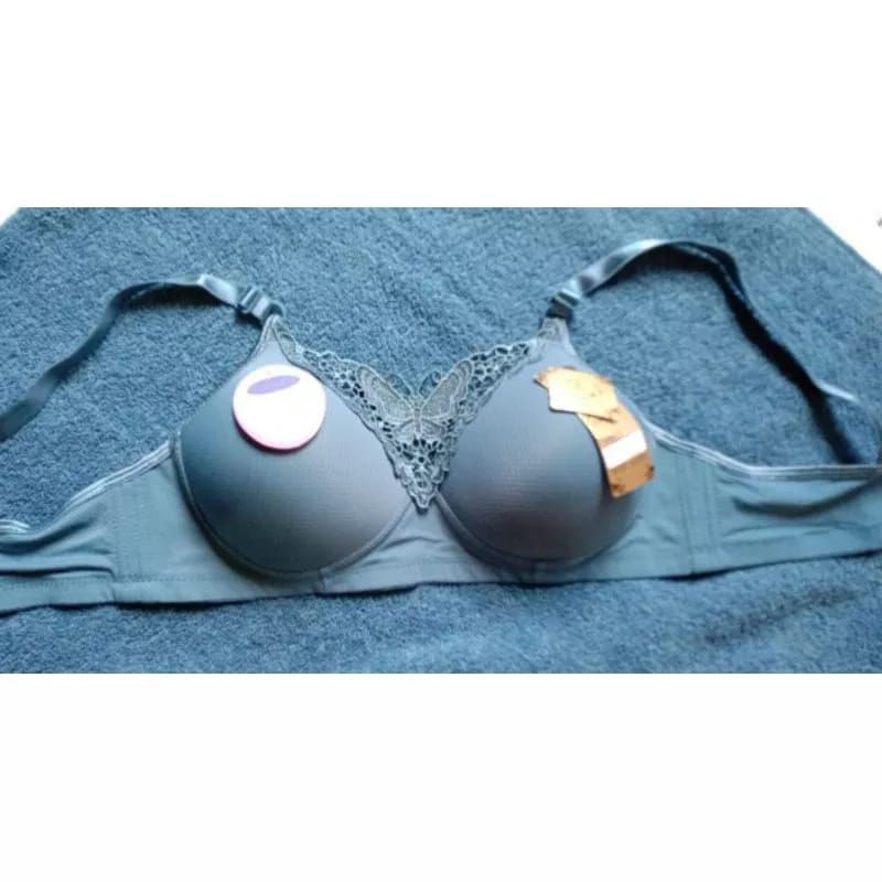 Ecer Bra Fema 8998 Pengait 3 Renda Kupu Import