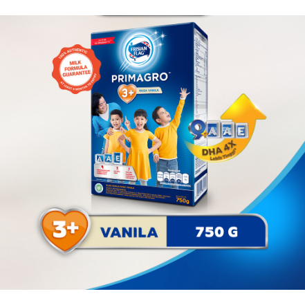 

Frisian Flag Primagro 3+ Vanilla 750 gr Susu Formula Pertumbuhan Anak - 1 Pcs