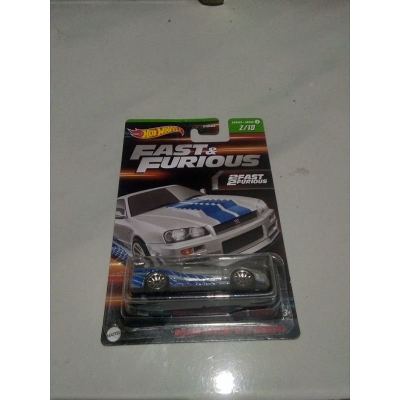 Hotwheels Nissan Skyline GTR R34 FnF