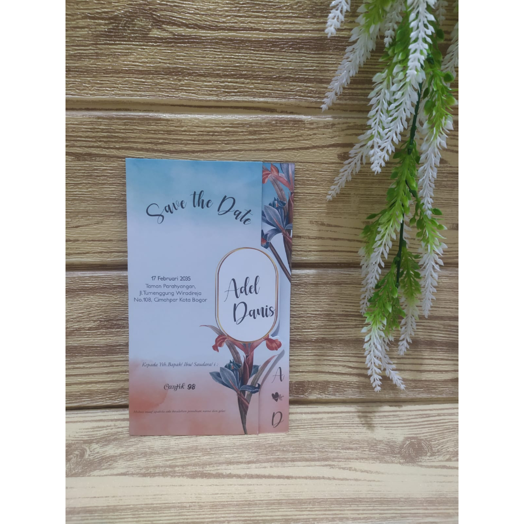 Blangko Undangan Cantik 98 Murah