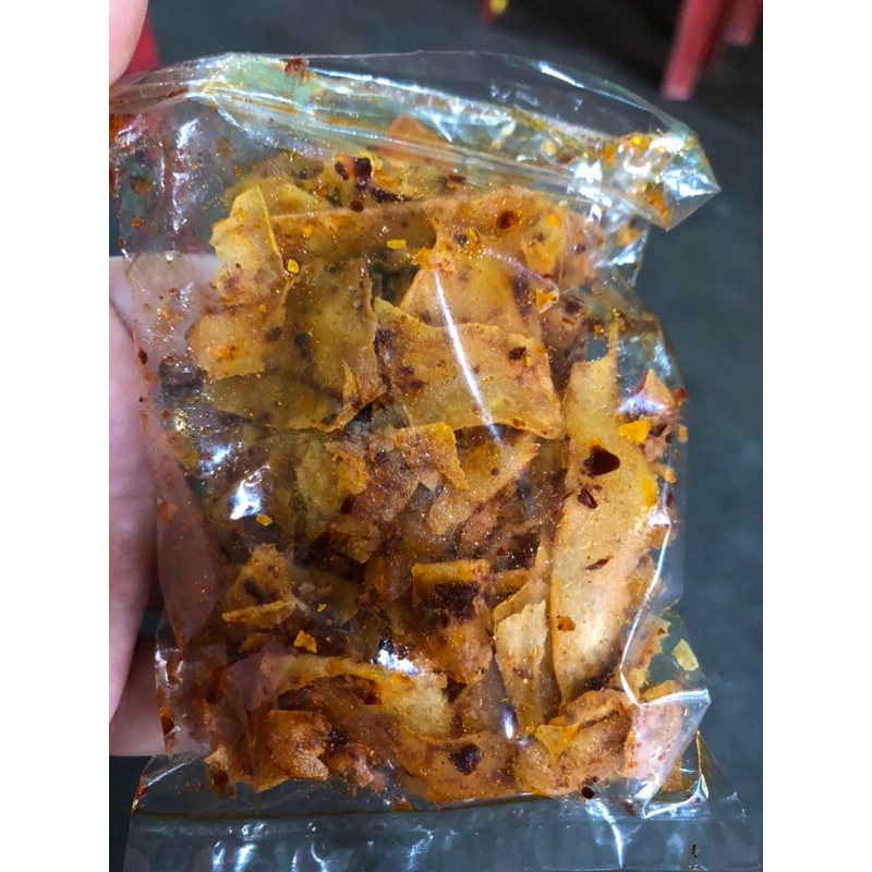 

kerupuk pedas asin selatpanjang 1 pack 10bks