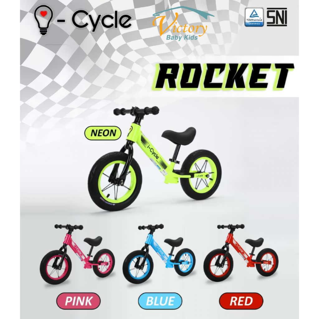 I-Cycle PH-2299 Pushbike i-Cycle (Rocket) | Sepeda Balance Bike