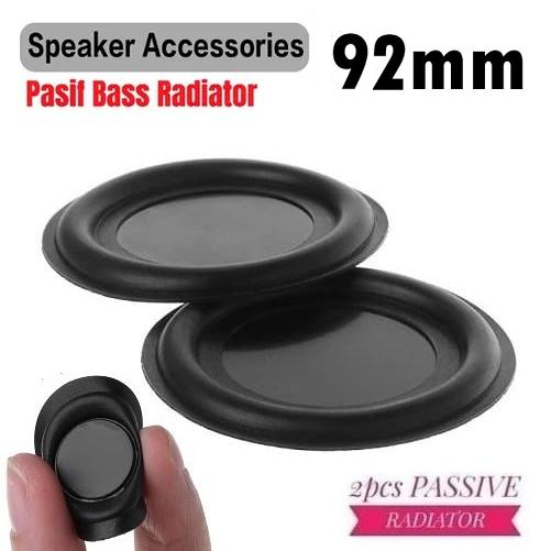 2 Pcs Woofer Vibration Membrane 92mm Bass Radiator Passive Speaker DIY Pasif Penguat Bass Spiker Box