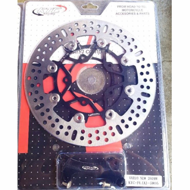 Piringan Cakram Depan KTC Disk 260MM Vario 150 New Lubang 5 Original Disc Vario150 260 MM KTC CNC