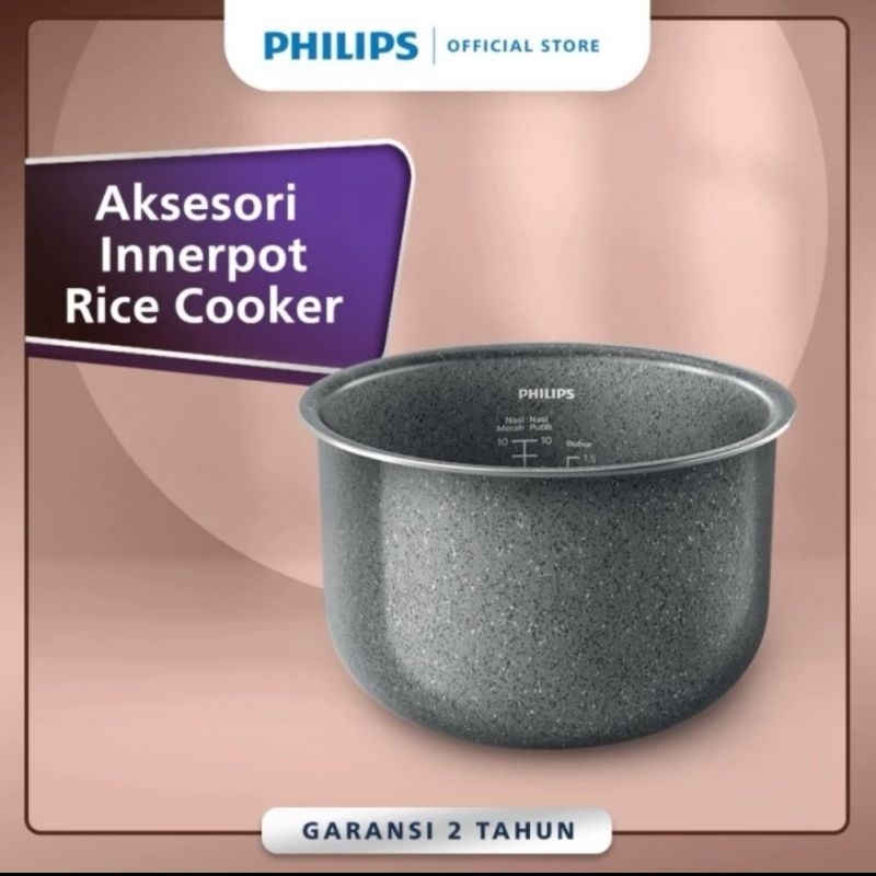 PASTI READY INNER POT PANCI CERAMIC KERAMIK 1,8 1.8 LITER UNTUK HD 4515 HD4515 ASLI ORIGINAL SPAREPA