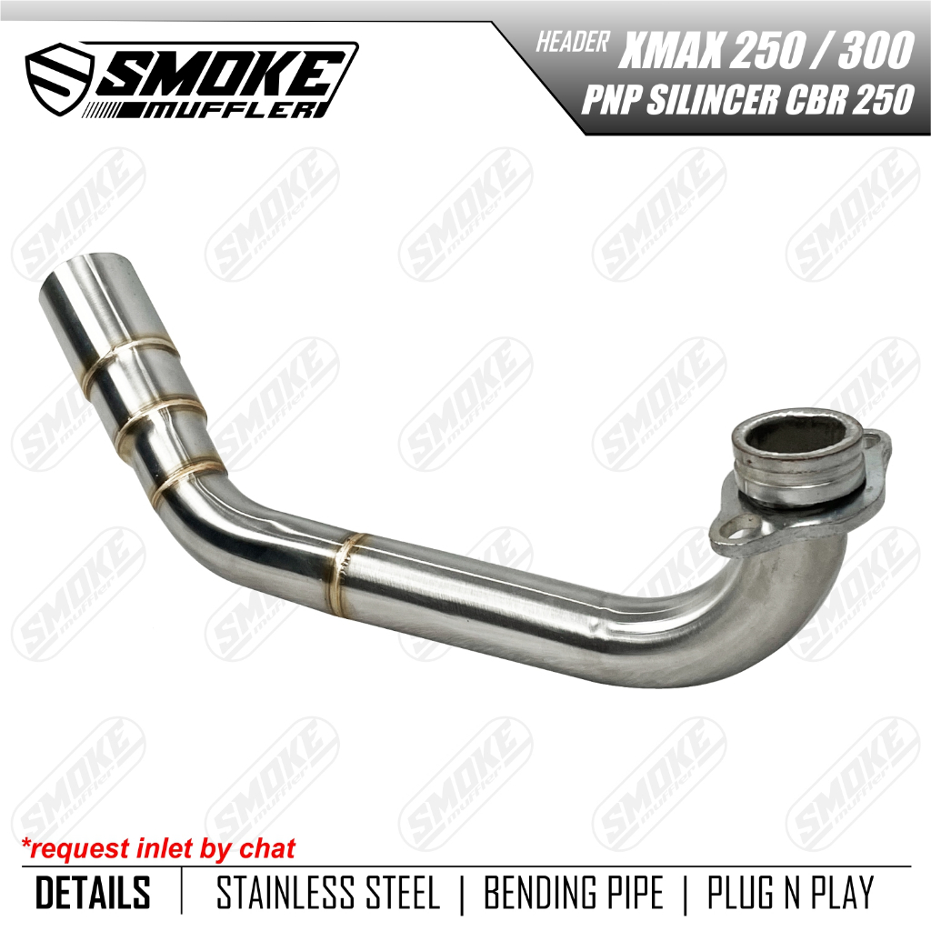 Header Yamaha Xmax 250 PNP Silencer CBR 250RR Bending