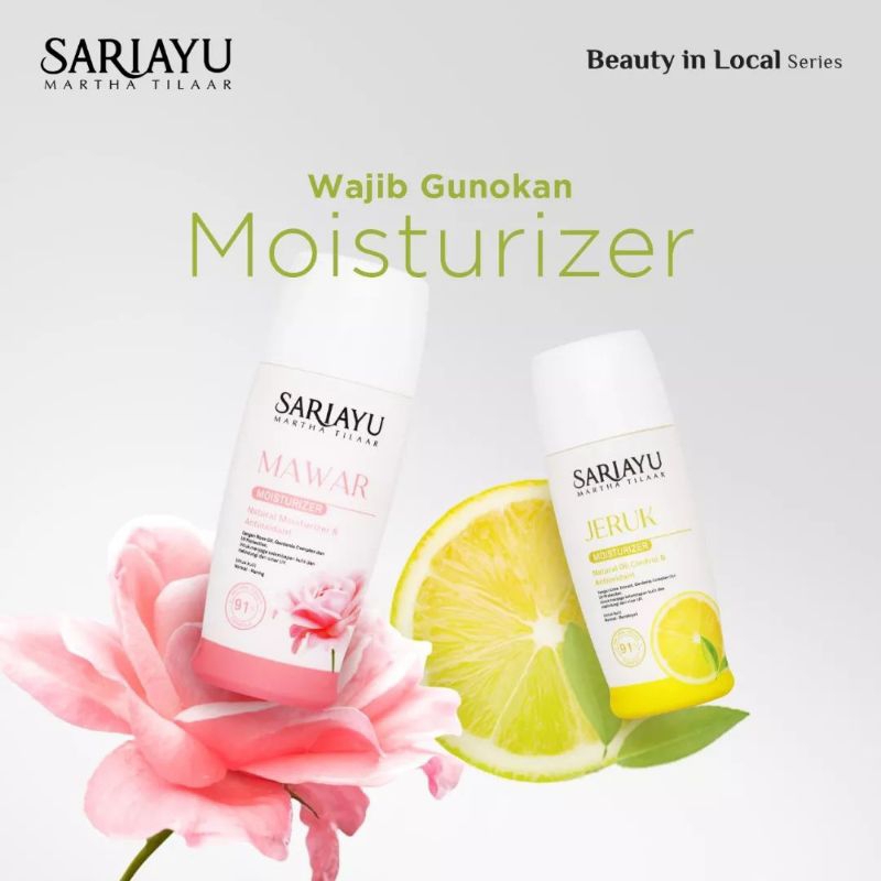Sariayu Moisturizer/Sariayu Moisturizer Jeruk/Sariayu Moisturizer Mawar/Sariayu Pelembab Jeruk/Saria
