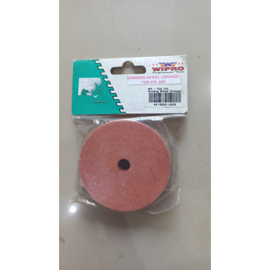 WIPRO BATU GERINDA DUDUK MINI TDS-753 GRINDING WHEEL (ORANGE) WIPRO