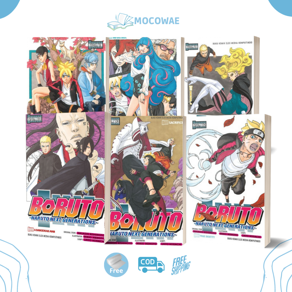 Ready Stock Komik Boruto Naruto Next Generations Vol 1 2 3 4 5 6 7 8 9 10 11 12 13 14 15