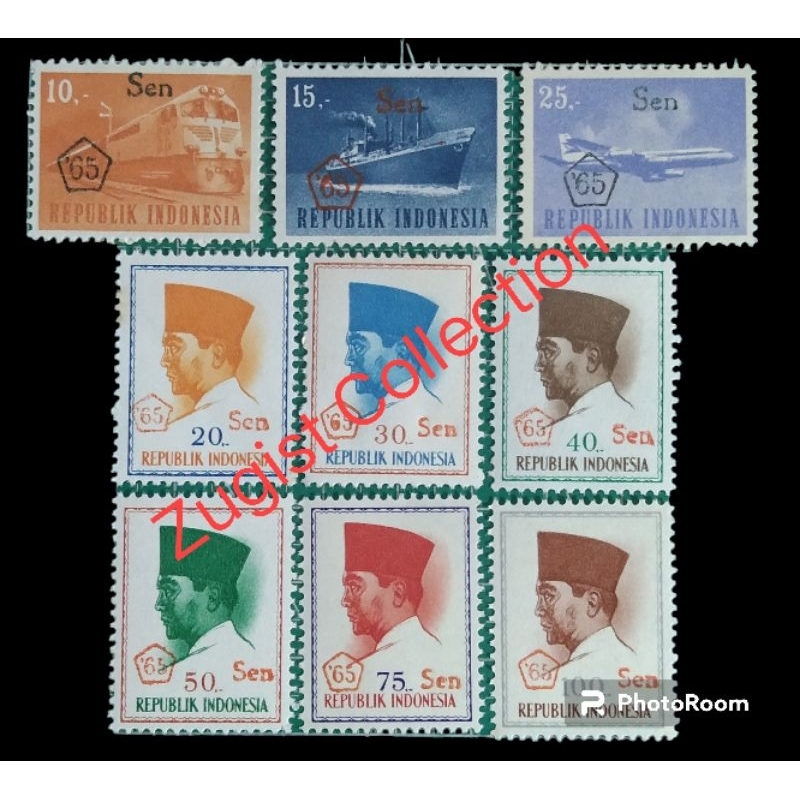

Prangko Lama Set Komplit C.T. 65 Dan Sen Thn 1965