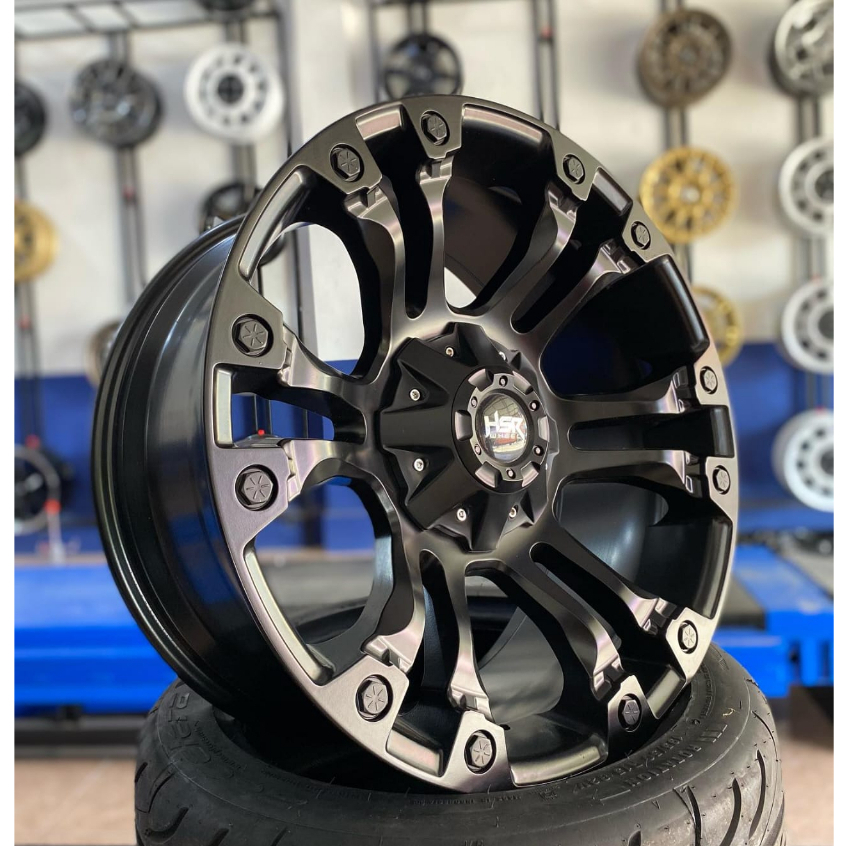 Velg HSR Lumbis Ring 20 pcd 6X139,7 Velg Mobil Pajero Fotuner Triton