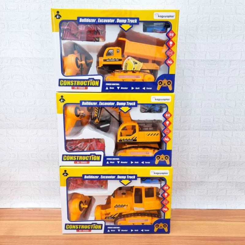Mainan Remote Control RC Excavator.. RC Buldozer.. RC Dump Truk Murah