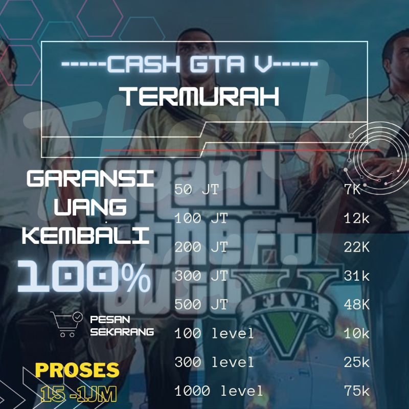 (PROMO KHUSUS BULAN INI) Recovery mon3y/c4sh/u4ng GTA V - GTA V