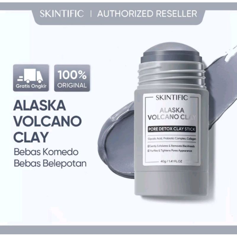 

SKINTIFIC alaska volcano clay stick