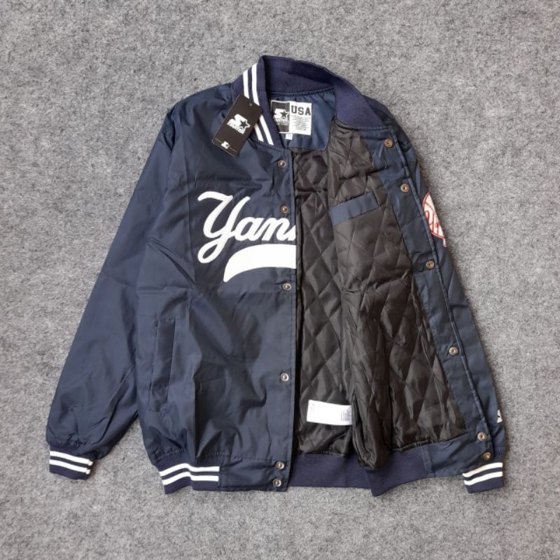 Jaket Varsity Yankees - Varsity Yankees Original Sahla Fhasions Full Tag + Label import