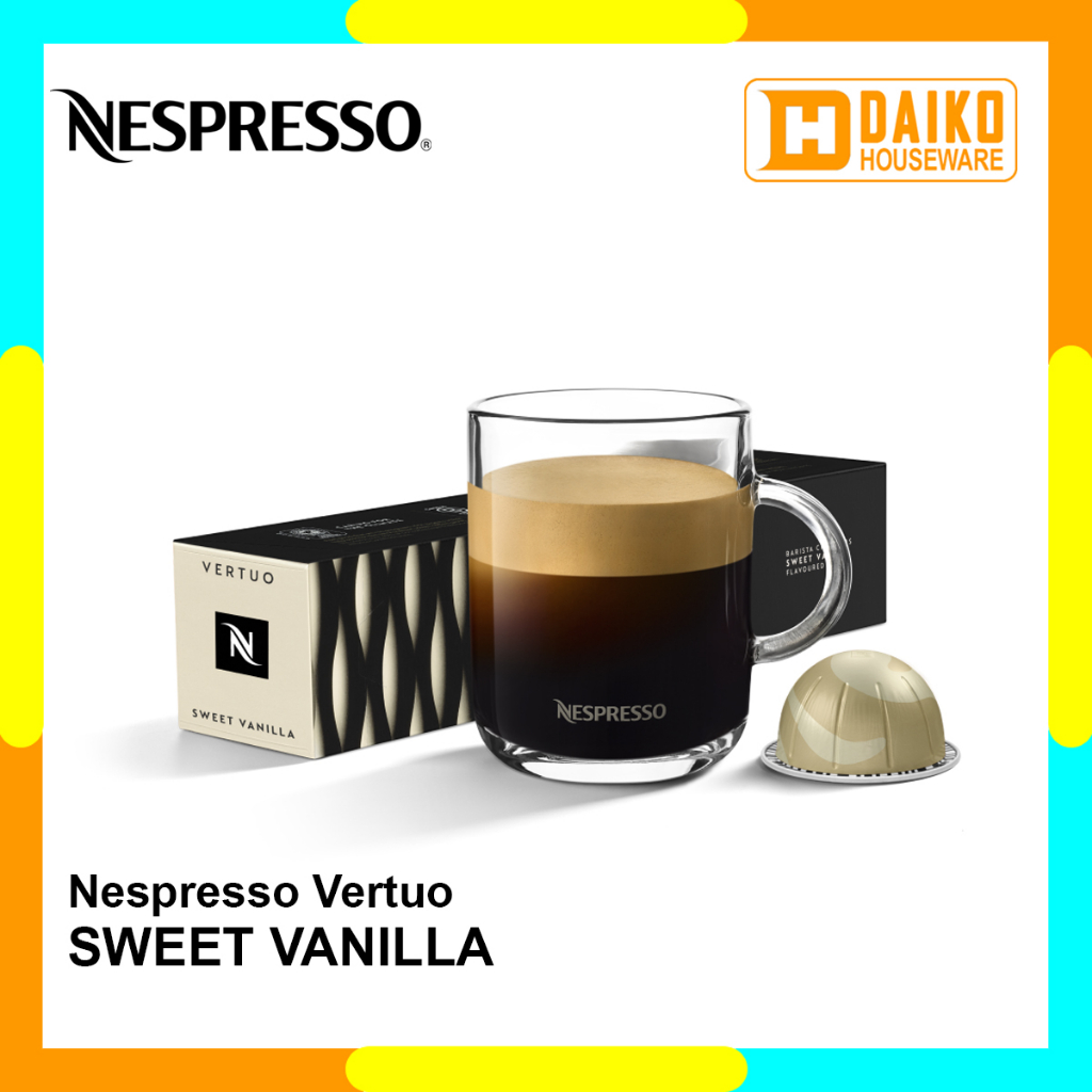 

Capsule Nespresso Vertuo Sweet Vanilla Flavoured - Kopi Kapsul Barista Creations Series