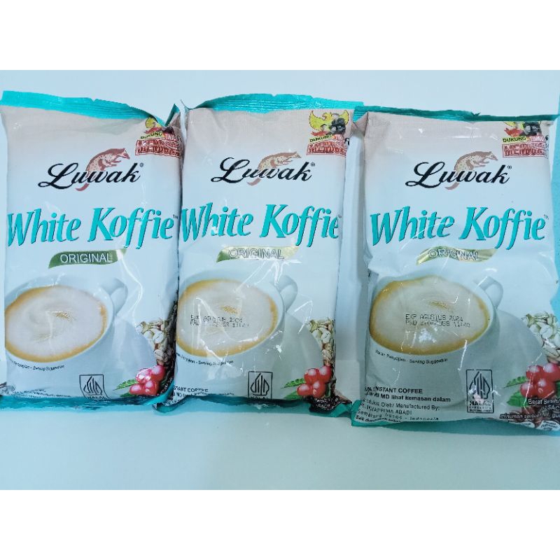 

Luwak White Coffee per renteng (isi 10)