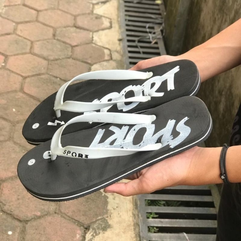 Sandal Jepit Pria Distro Keren Sport Terbaru