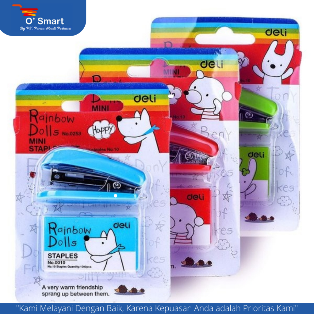 

STAPLER MINI DELI + ISI 0253