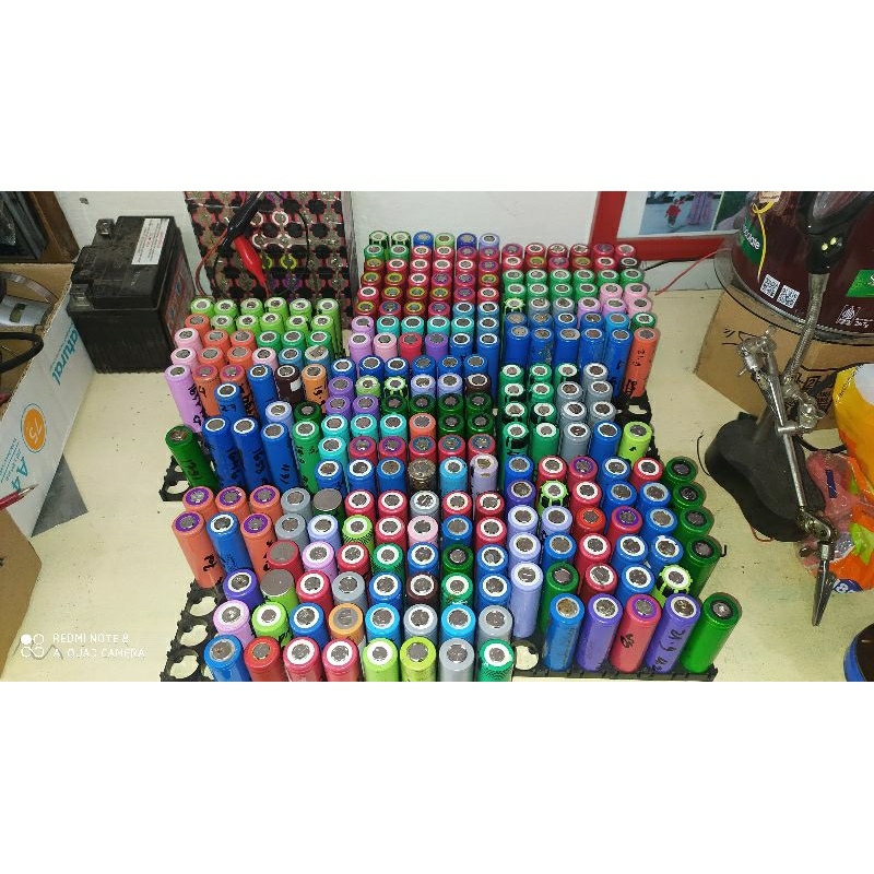 BATERAI 18650 BEKAS LAPTOP REAL 16xx -17xx mAh