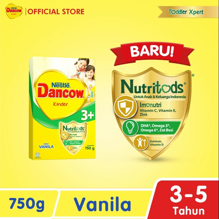 

Dancow 3+ Madu/Vanila 750gr - Susu Anak 3-5 Tahun