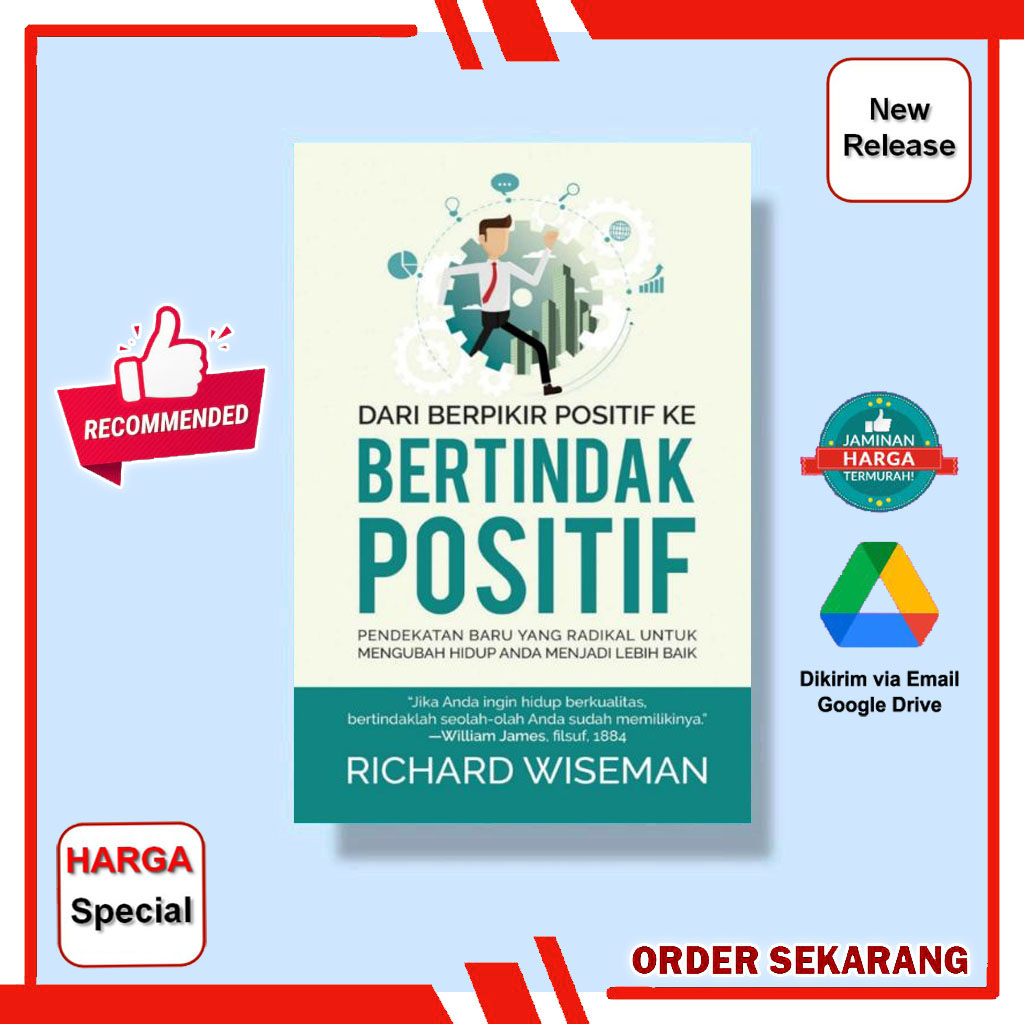 TERMURAH!! [Indonesia] Dari Berpikir Positif Ke Bertindak Positif - Richard Wiseman