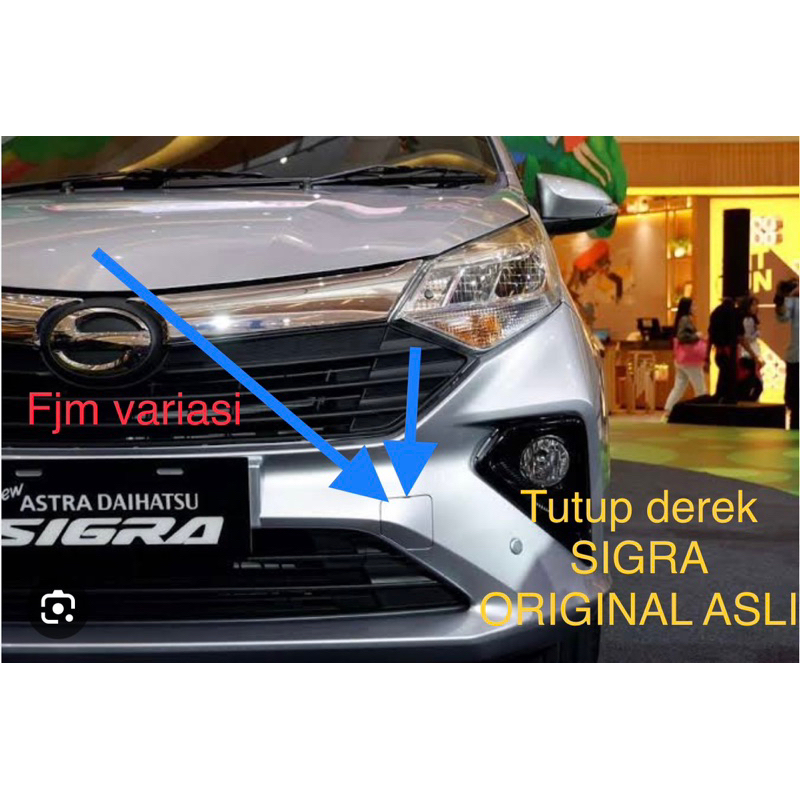 COVER CAVER TUTUP DEREK TOING BUMPER BEMPER DEPAN SEMUA MOBIL DAIHATSU SIGRA R D X ORIGINAL ASLI 201