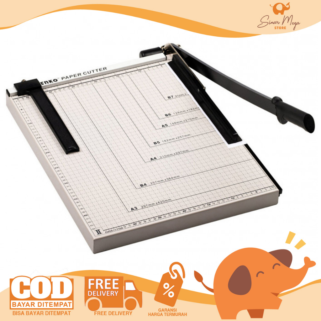

Kenko Paper Trimmer 18" x 15" A3 (Metal) / Alat Pemotong Kertas A3