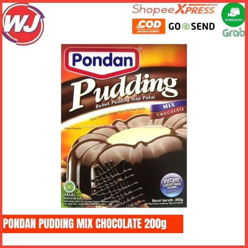 

PONDAN PUDDING MIX CHOCOLATE 200g