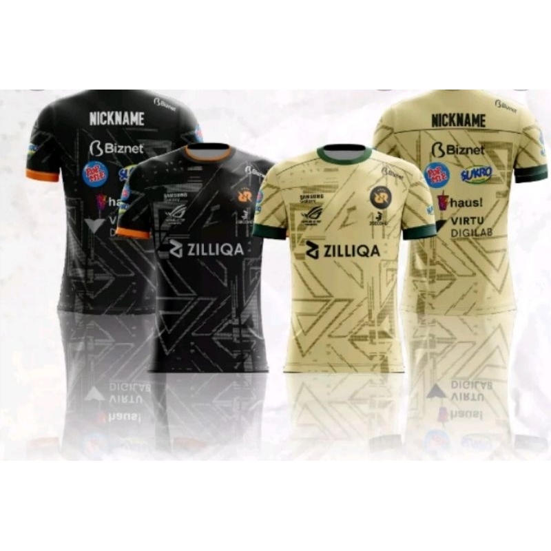 BAJU KAOS JERSEY RRQ S12 TERBARU 2023 FREE NICKNAME PLUS NO PUNGGUNG
