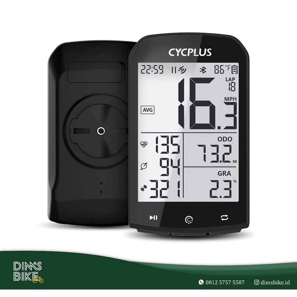 Cycplus M1 Gps Bike Computer Speedometer Cyclocomp Sepeda Not Xoss