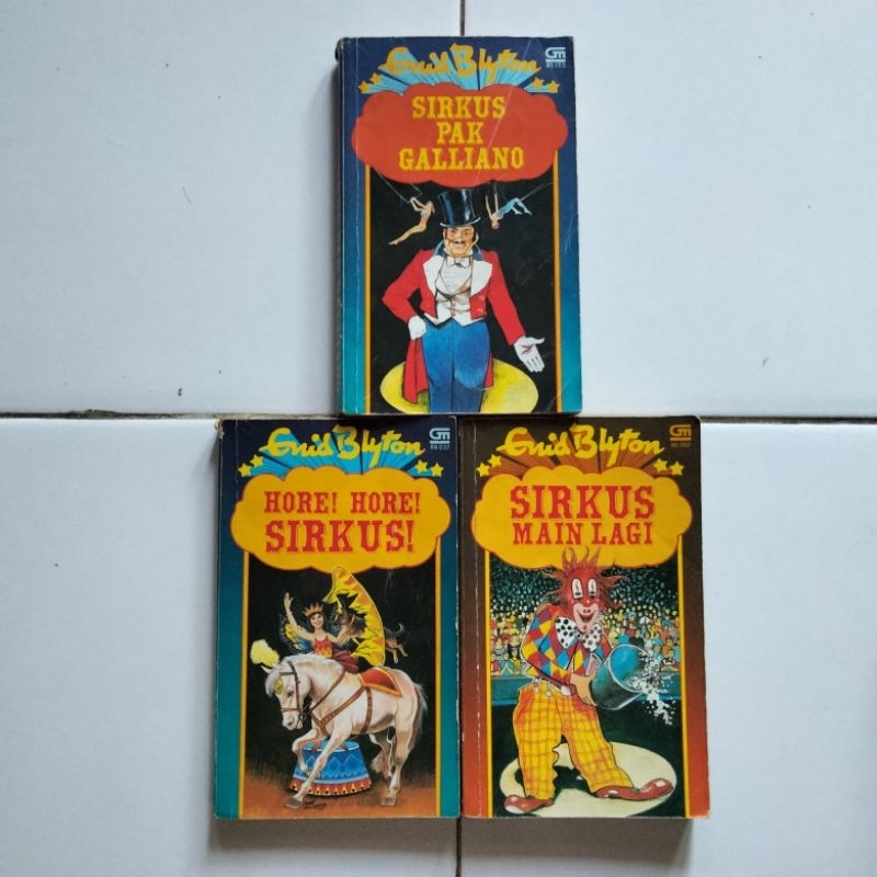 Paket Novel Langka - Seri Sirkus Galliano - Enid Blyton - Gramedia