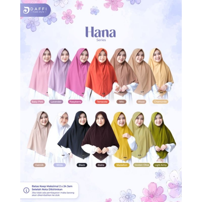 hijab syar'i Hana series by daffi hijab