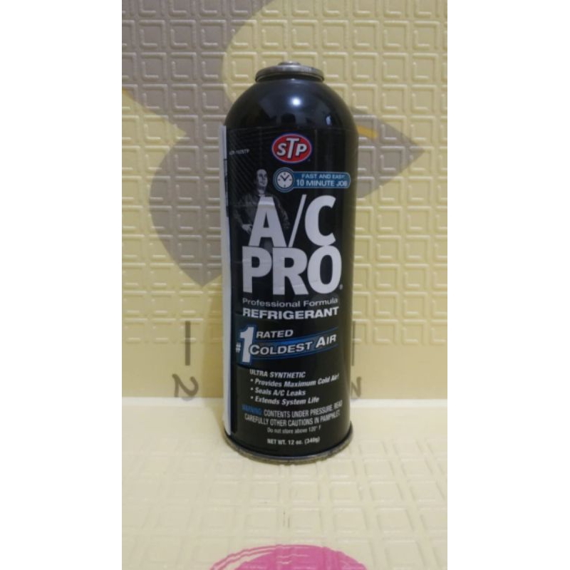 PROMO - STP - A/C AC PRO REFRIGERANT FREON R-134A R134A REFILL 340 g