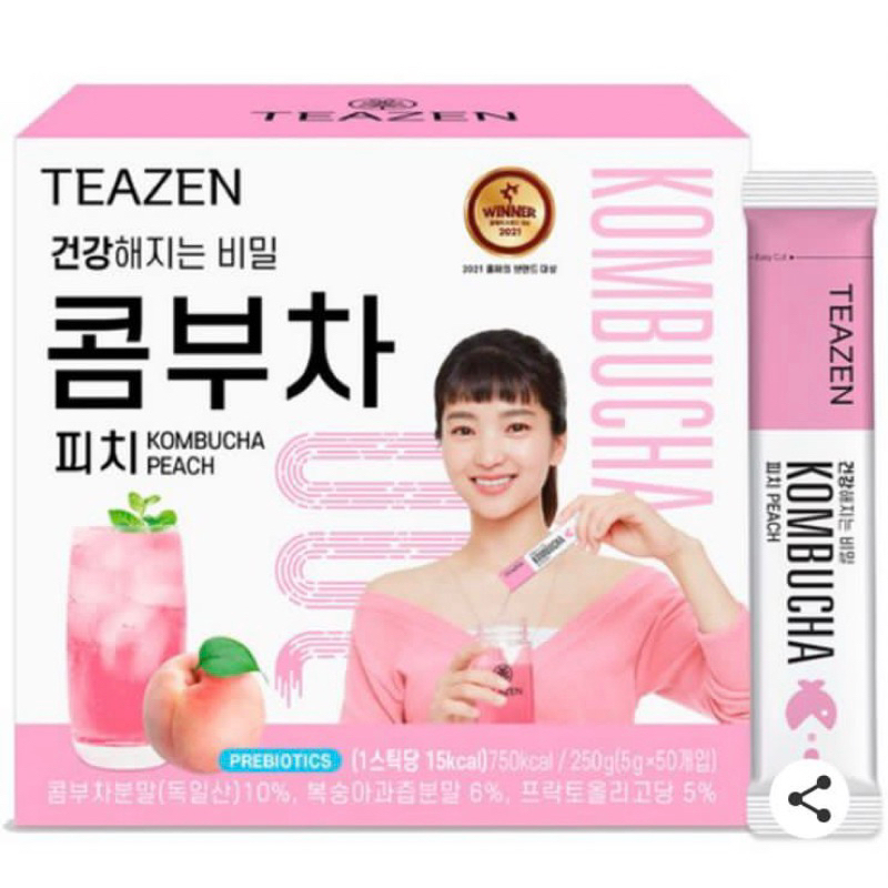 

(PO KOREA) TEAZEN KOMBUCHA PEACH