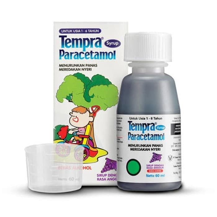 Tempra Sirup Penurun demam Anak//Bayi Drop