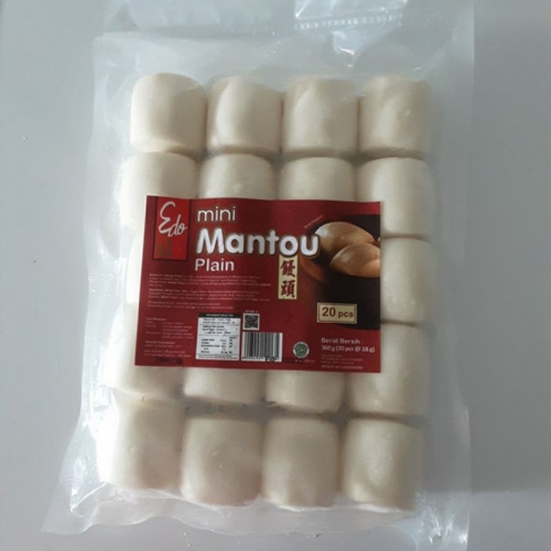 

Edo mini mantau plain 360g