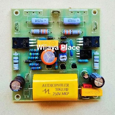 Kit driver power socl 504 sub low super bass tef pcb fiber fr4 full update komponen