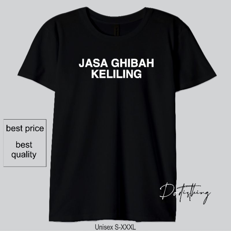 KAOS DISTRO JASA GHIBAH KELILING