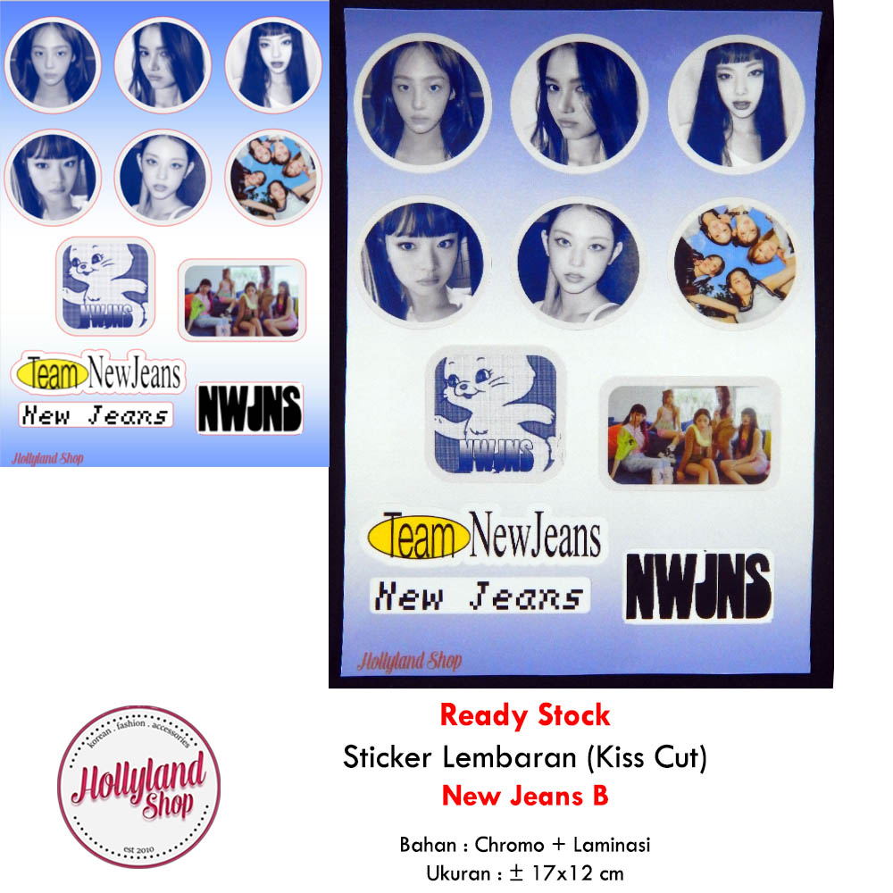

Sticker Lembaran NewJeans